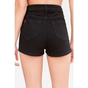Black BDG high waisted shorts